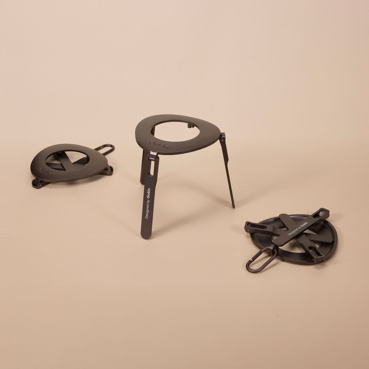 OutIn Foldable Coffee Stand packed for travel
