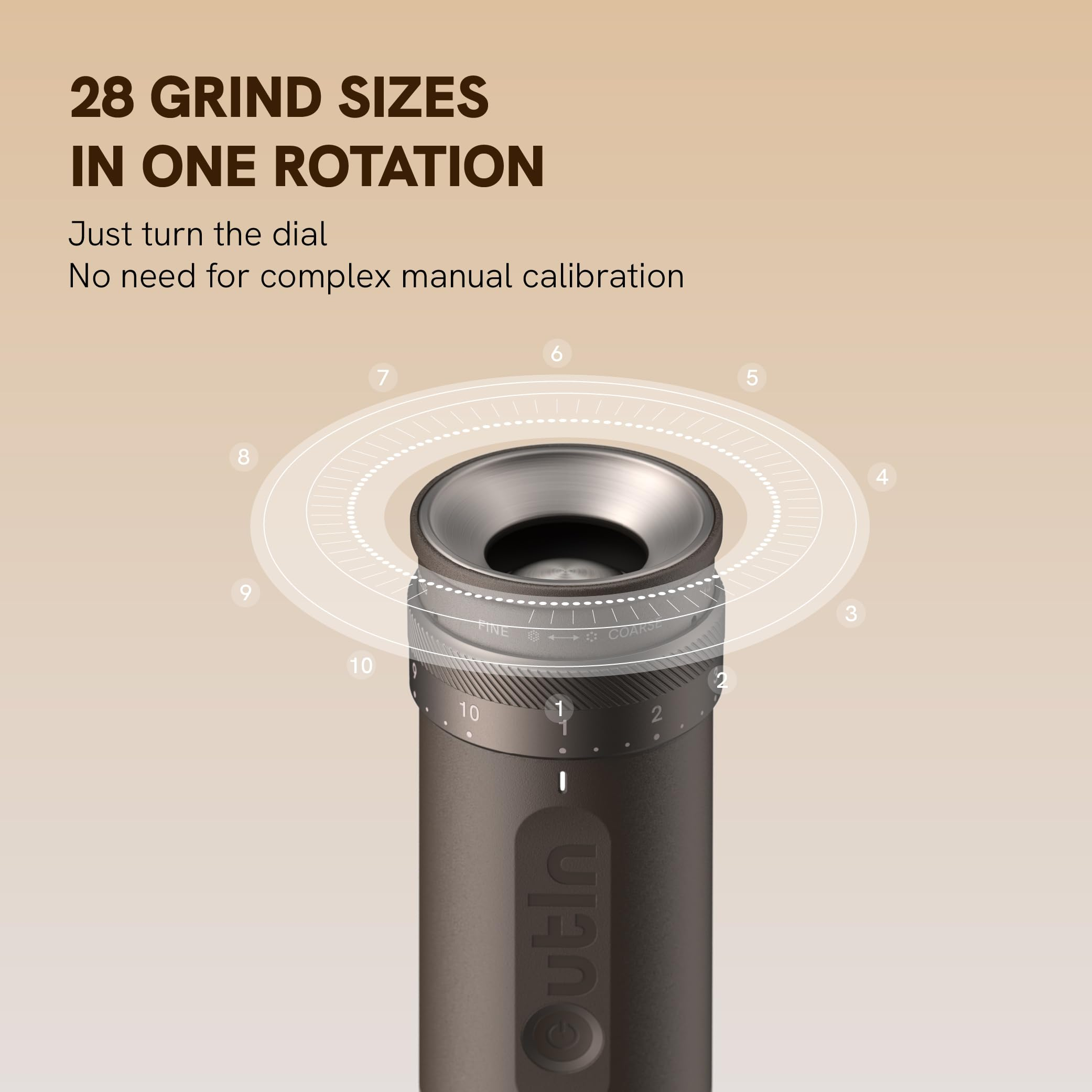 OutIn Fino Portable Electric Coffee Grinder