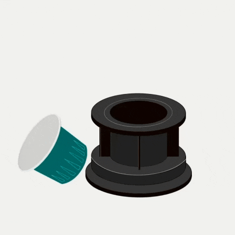 Add ground coffee or a compatible capsule
