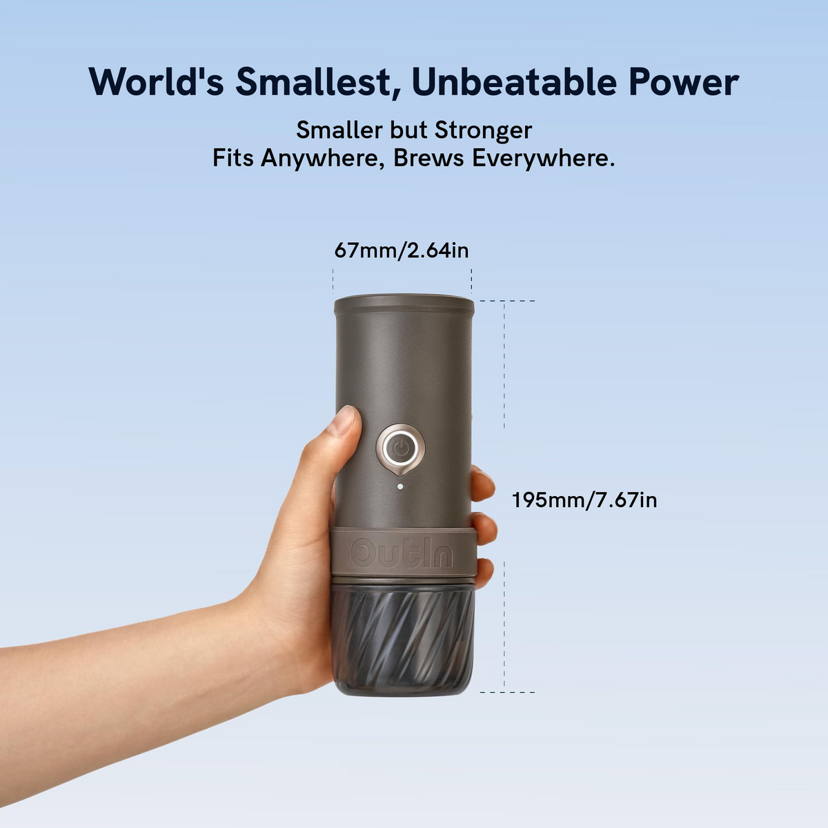 OutIn Mino Space Grey product feature